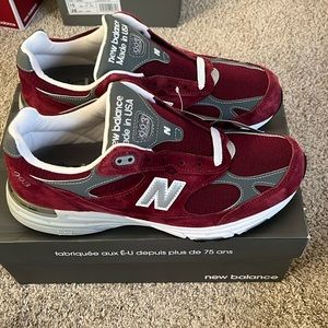 New balance Men’s Burgundy 993 size 10 2E